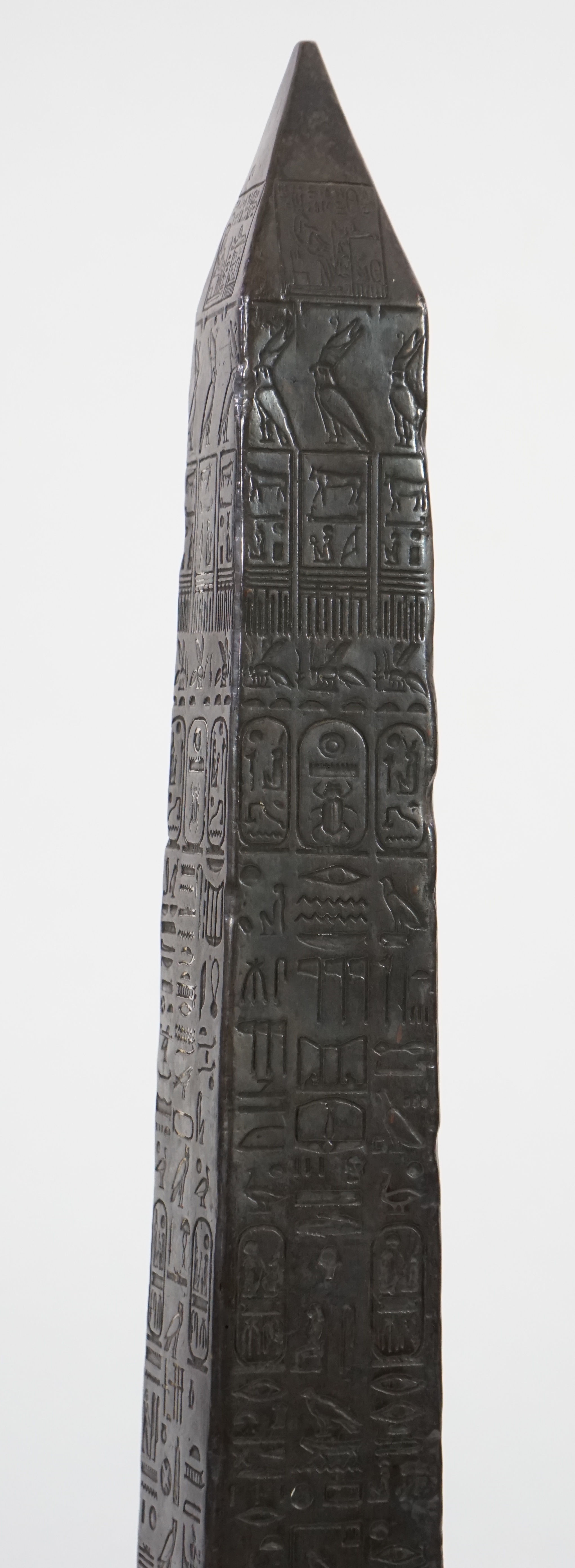 A 19th century Grand Tour style bronzed model of Cleopatra's Needle